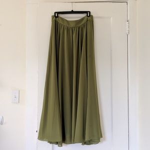 Gorg green maxi skirt